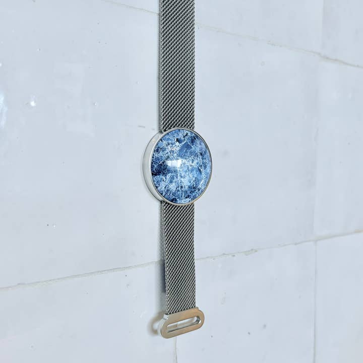 EDICIÓN LIMITADA - Malla denim Oro Blanco para venta al por mayor de Gem Joy