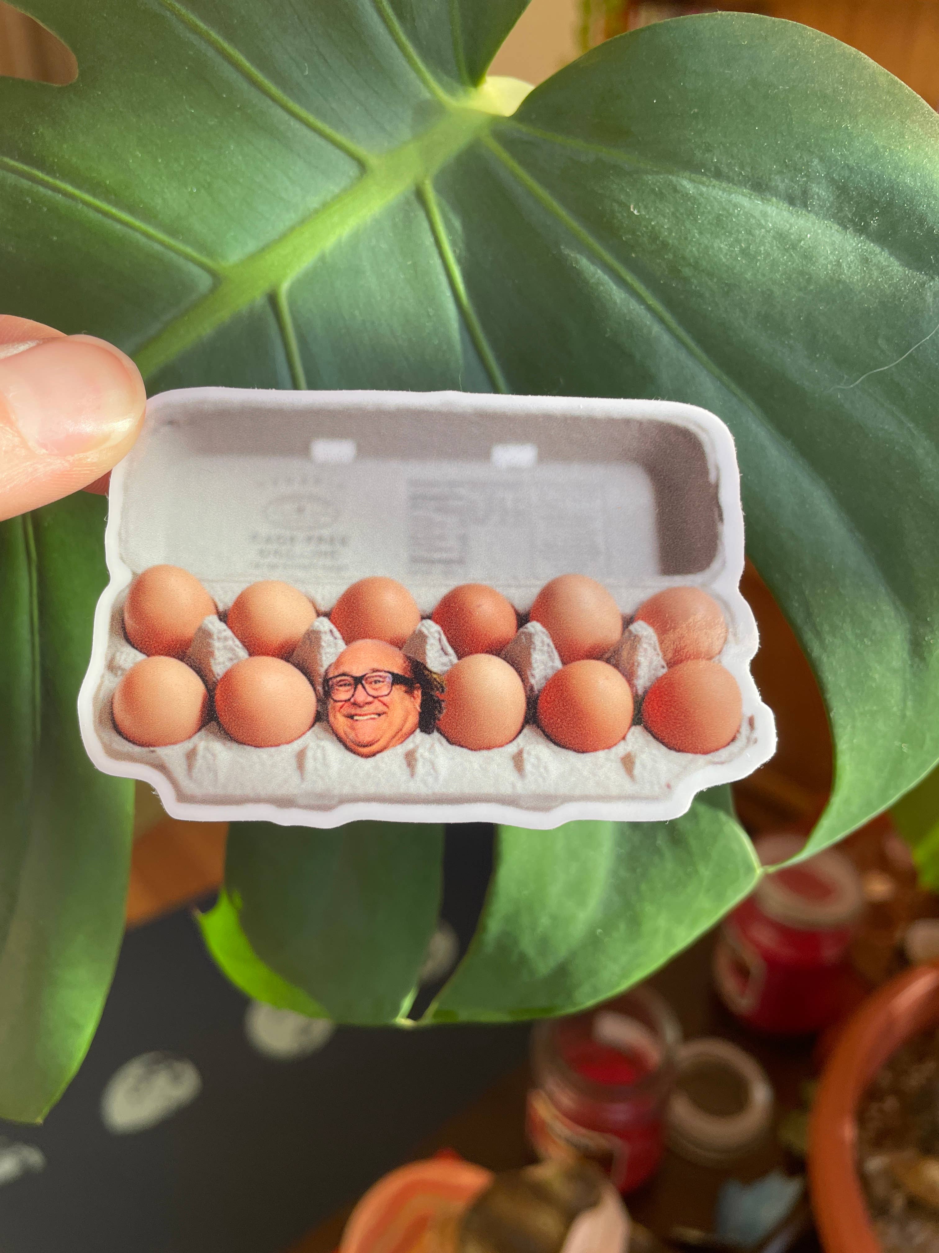 Inner Frog – Großhandel Aufkleber – Lustiger Danny „Egg“ DeVito Aufkleber1