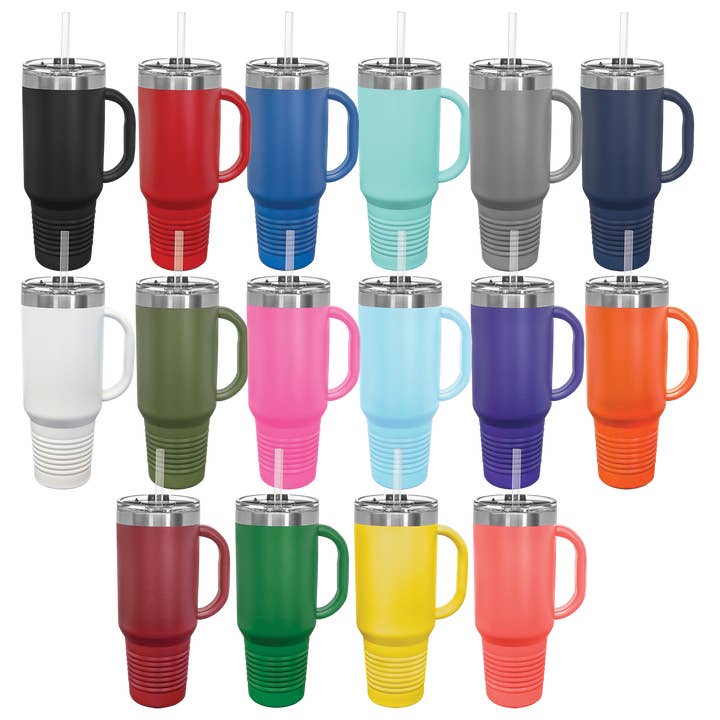 Acential Drinkware - Wholesale Insulated mug/tumbler - Custom 40oz Tumbler W/ Handle, Â Business Logo Tumbler1