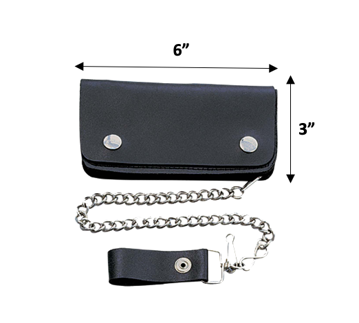 BLK 1353.CW - Biker Chain Wallet for wholesale on Faire1