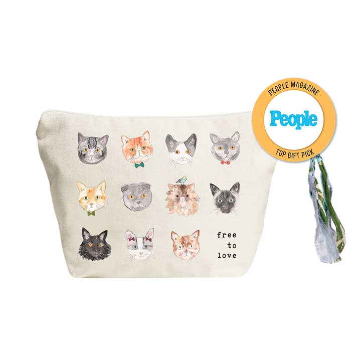 The Tote Project - Wholesale Pouch - Women's - Cat Lover Pouch