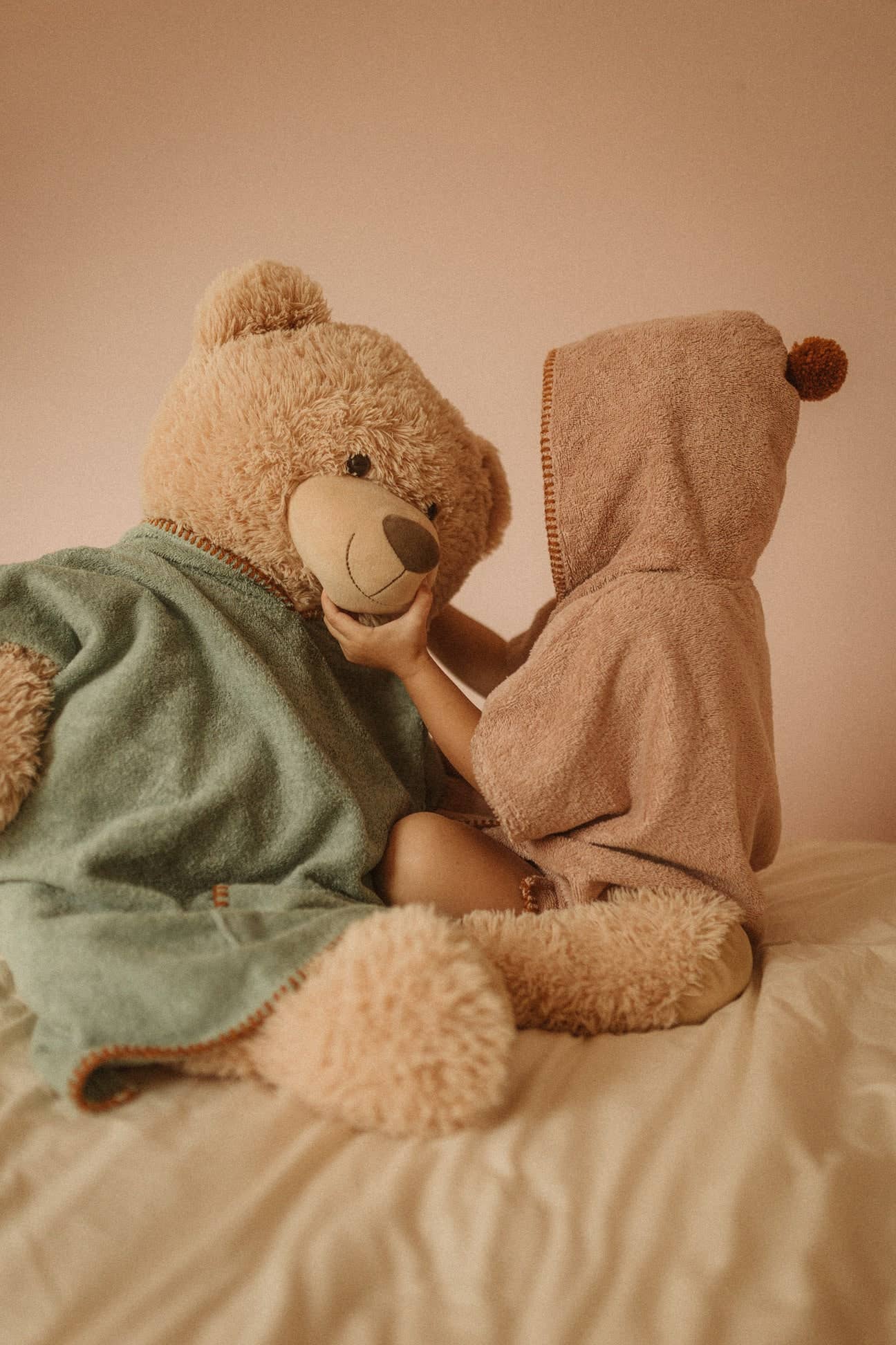 Ti'ponch - Wholesale Poncho Towel - Kids & Baby - Poncho JODY - Blush6