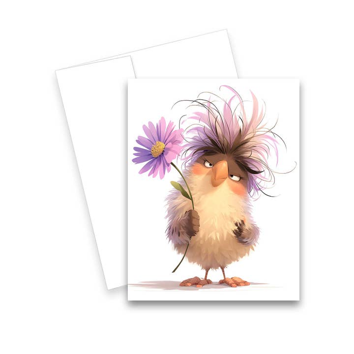 Aria Rae – Cartão de Dia dos Namorados por atacado – Cartões de Saudação com Pássaros Fofos Diversos, Conjunto de 6, Cartão de Dia dos Namorados3