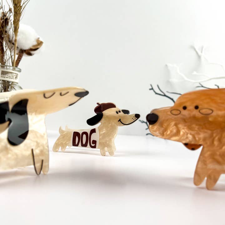 mildstyles - Wholesale Hair Clip - Women's - Playful Cute Puppy Cartoon Animal Hair Claw Clip2