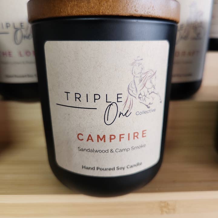 Campfire - soy candle for wholesale by Get Low Co
