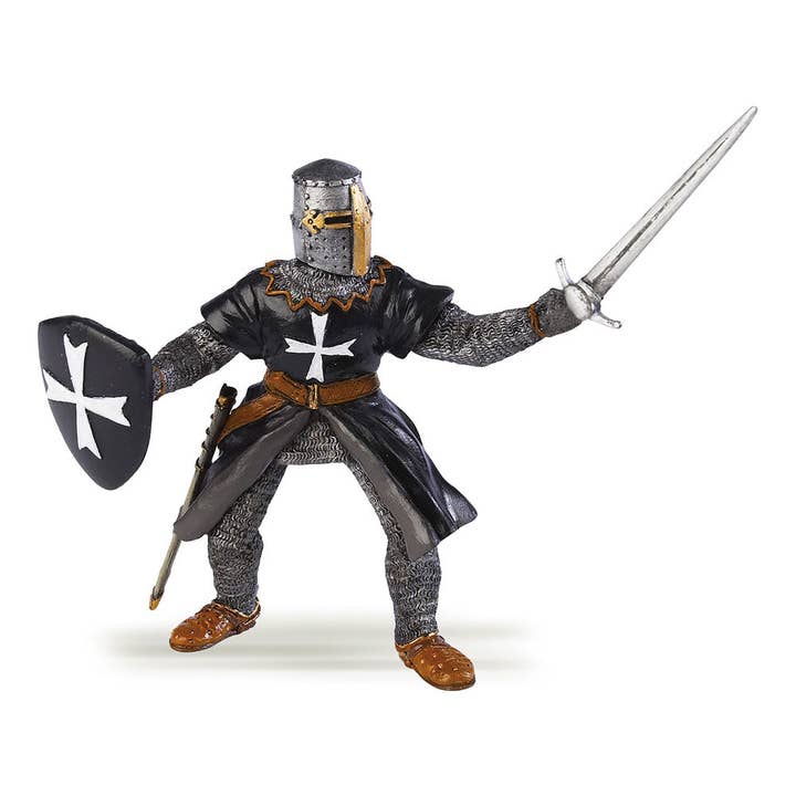 Meroncourt Europe Ltd – wholesale Figurine toy – Kids – PAPO Fantasy World Hospitaller Knight with Sword Toy Figure,