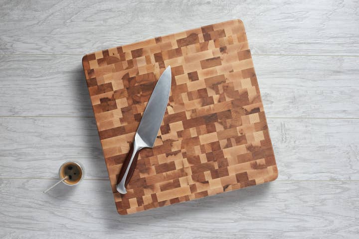 Labell Butcher Block Cutting Board - 16'' x 16'' x 1.4" for wholesale by Labell