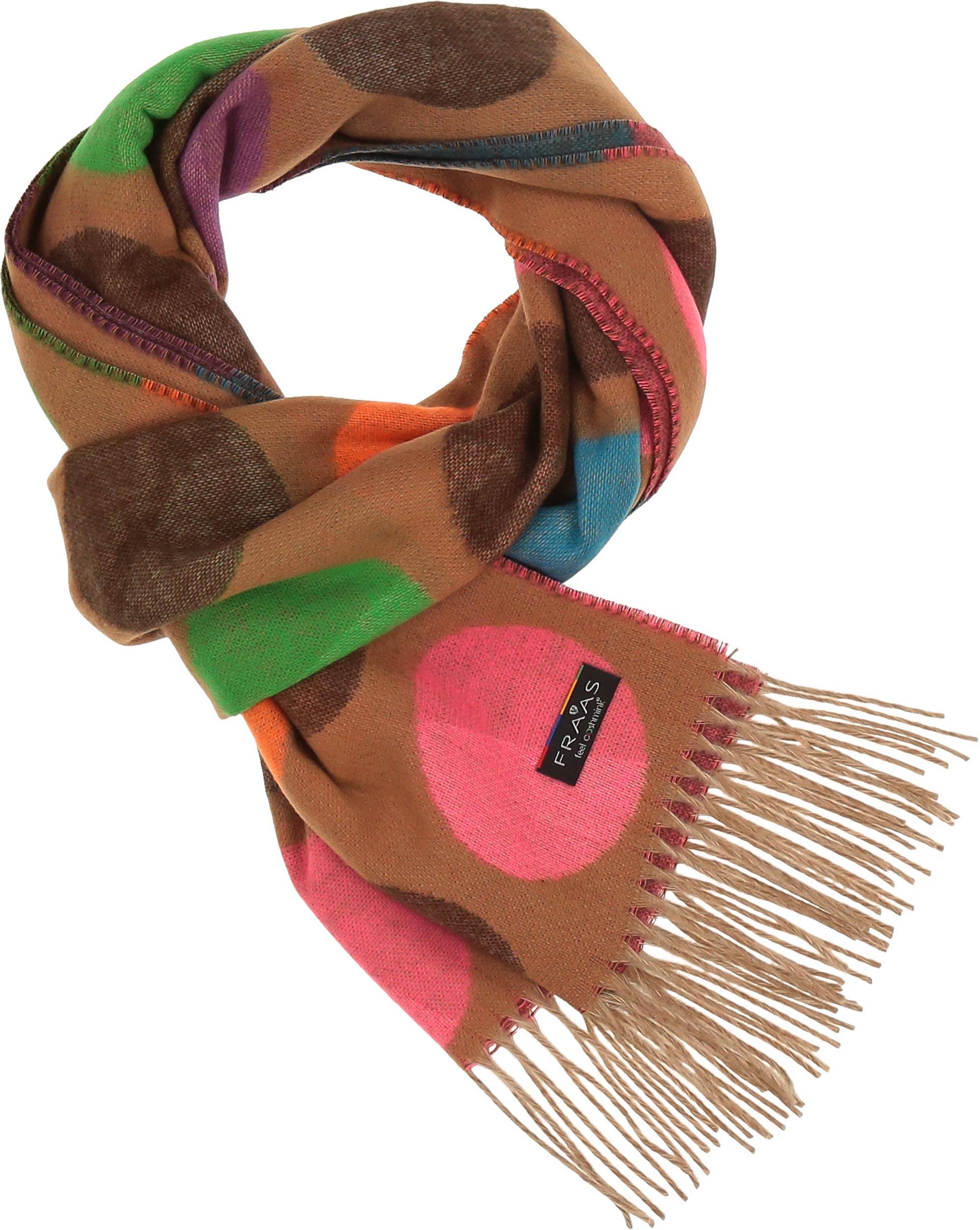 FRAAS - The Scarf Company - Wholesale Scarf - Women's - Divided Dots Oversized Cashmink® Scarf11