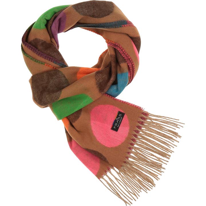 FRAAS - The Scarf Company - Wholesale Scarf - Women's - Divided Dots Oversized Cashmink® Scarf11