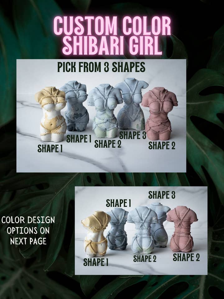 Custom Concrete Shibari Woman Bust: Handmade Decor Gift for wholesale by Shutterhaus