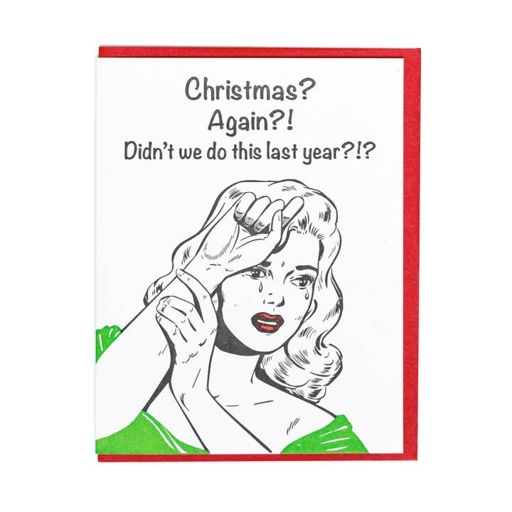 Coffret de Cartes de Vœux Noël Encore pour la vente par Lady Pilot Letterpress