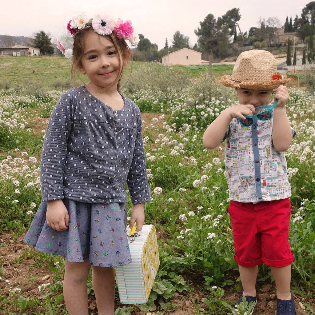 Super Bison – Engroshandel DIY-sysæt – Mønster skjorte Victor 2/12 år15