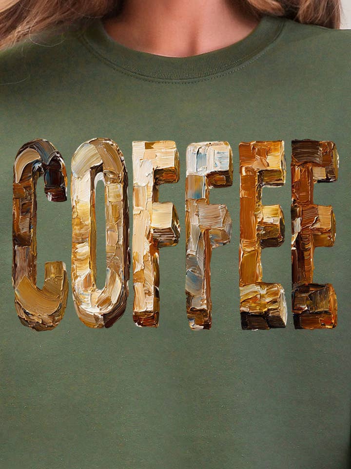 The Painted Coffee Ready To Press DTF Transfer for wholesale by Wholesale Accessory Market