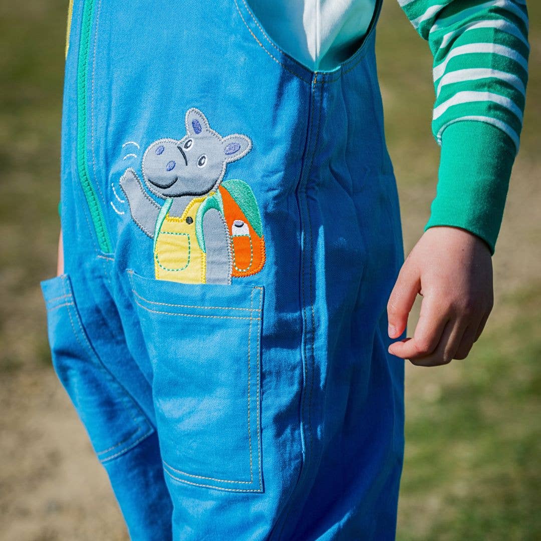 Ducky Zebra: Sustainable Kids' Clothes - Wholesale Overalls - Kids - 'More Moor!' Organic Cotton Kids Dungarees4