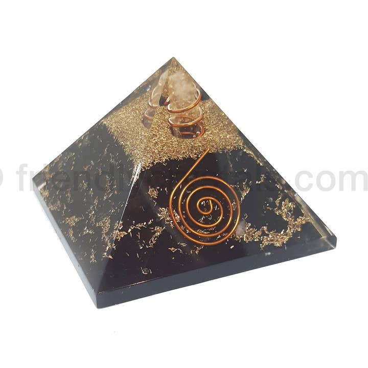 Friendly Crystals - Wholesale Spiritual Stone/Crystal - Shungite Pyramid 65 mm - NEW!0