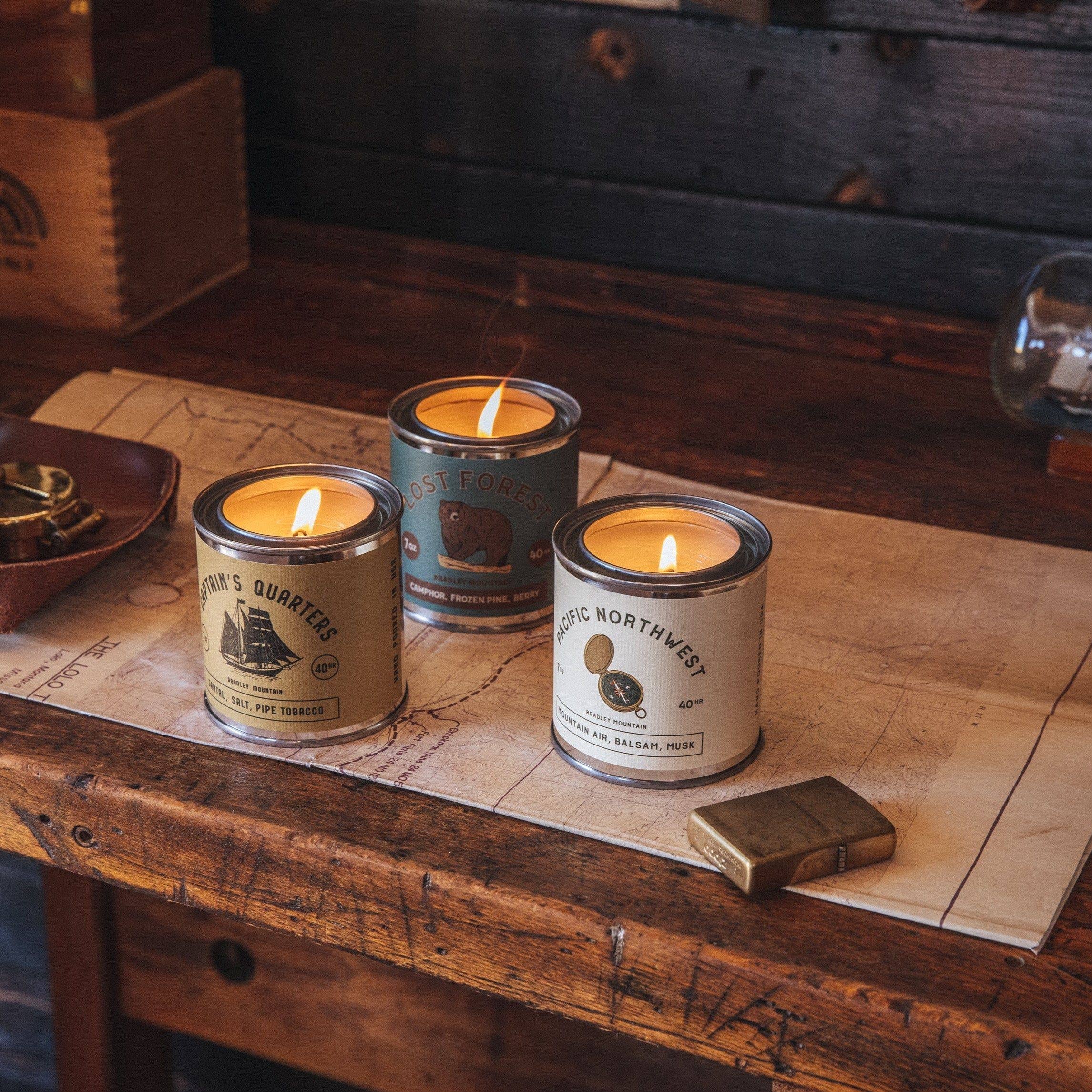 Bradley Mountain - Wholesale Travel Candles - Pacific Northwest Candle1