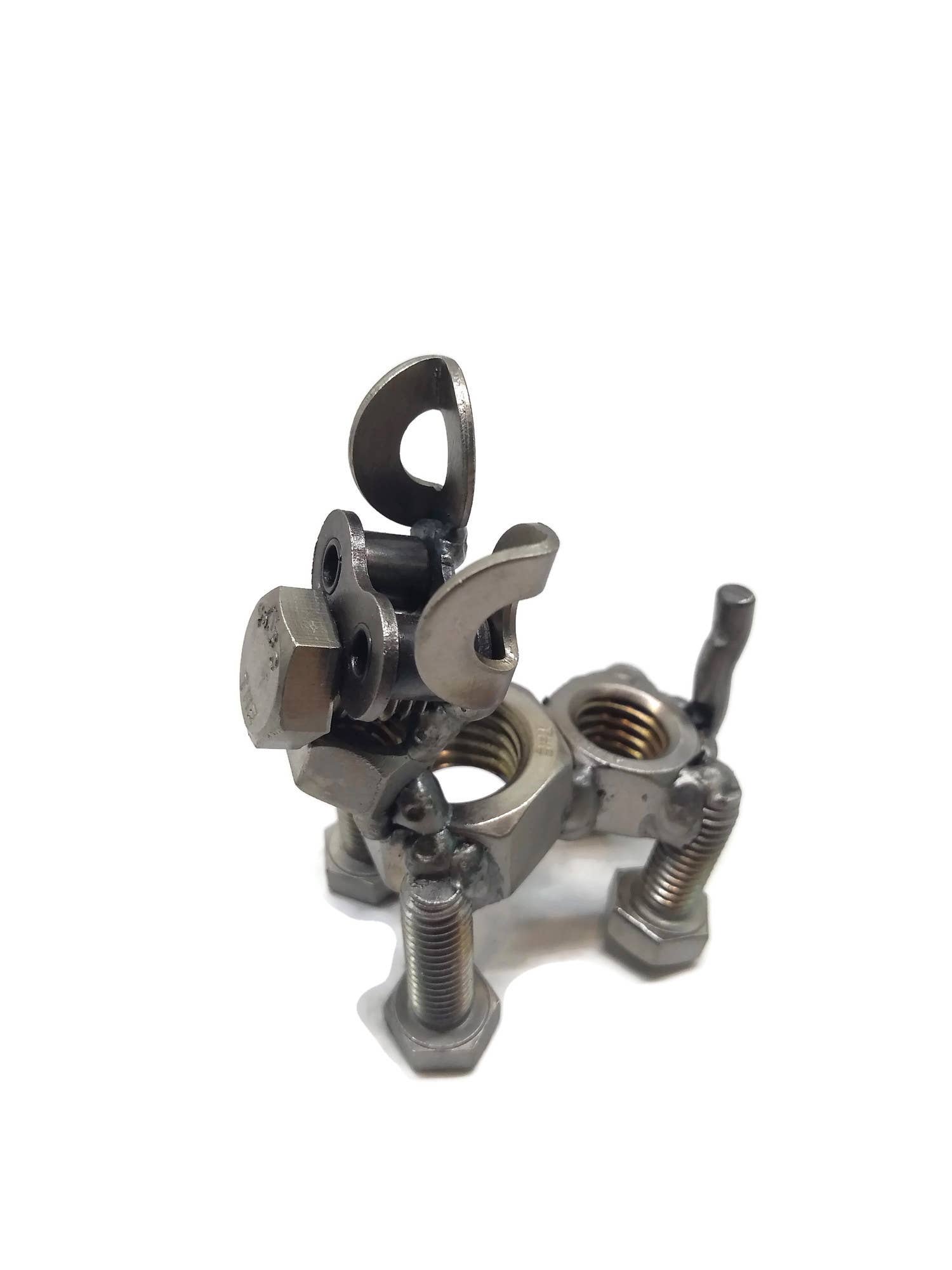 Metal Relic - Vente Figurine décorative - Figurine chien à oreilles courtes en métal2