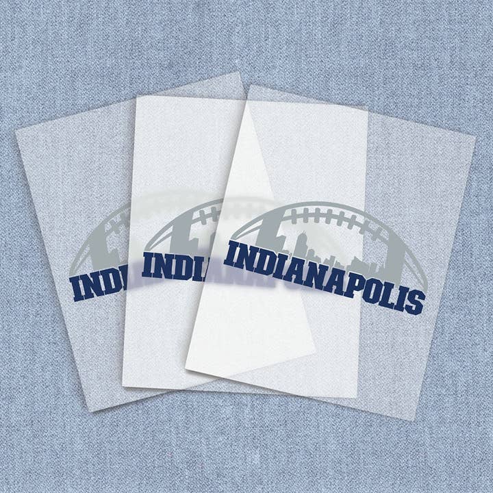 Indianapolis Football, Transferts Thermiques DTF pour la vente par Iron It