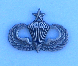 Military Patches & Pins - Wholesale Lapel Pin/Button - US Para Sr Pin w/2 clutches0