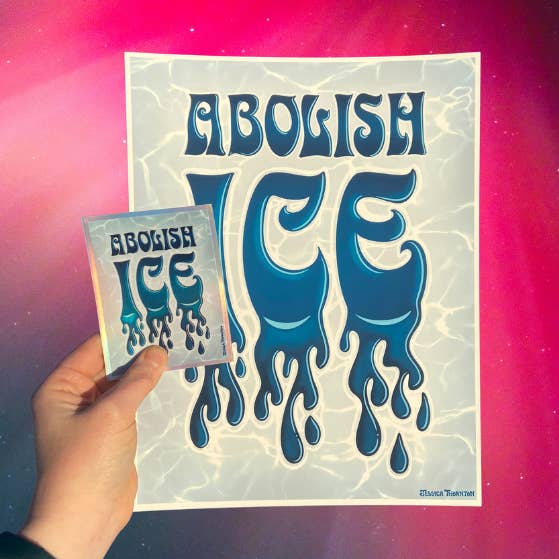 Print+Sticker Fundraiser for Sonia Espinoza Arriaga and her children for wholesale by Jessica Thornton Designs