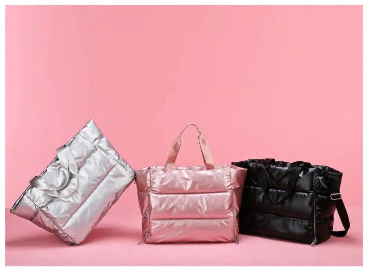 The Pathz - Hats, Bags & Lifestyle - Wholesale Shoulder Bag - Women's - Izzy - Puffer Weekender Bag7