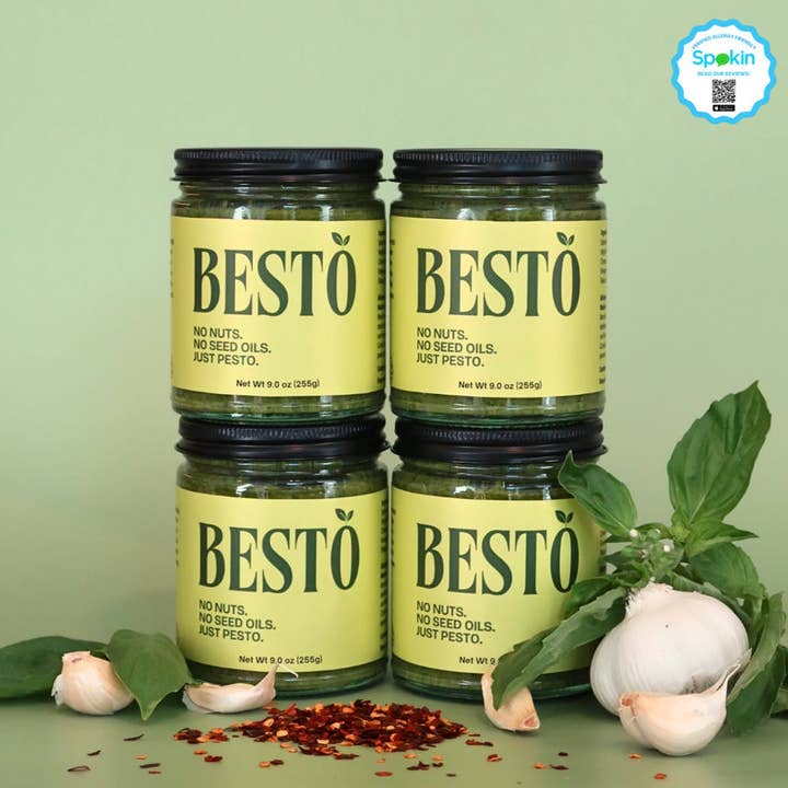 Besto - Wholesale Pesto - Besto Nut-Free Pesto 9 oz Jar