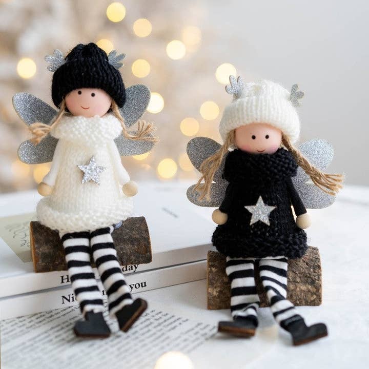 Christmas Plush Angel Girl Desktop Decoration for wholesale by UZ Wholesale Store