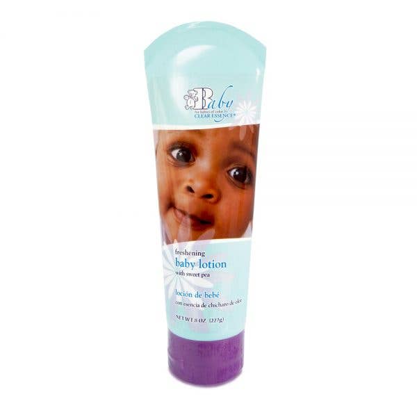 Clear Essence® Freshening Baby Lotion with Sweet Pea for wholesale by Clear Essence Cosmetics USA