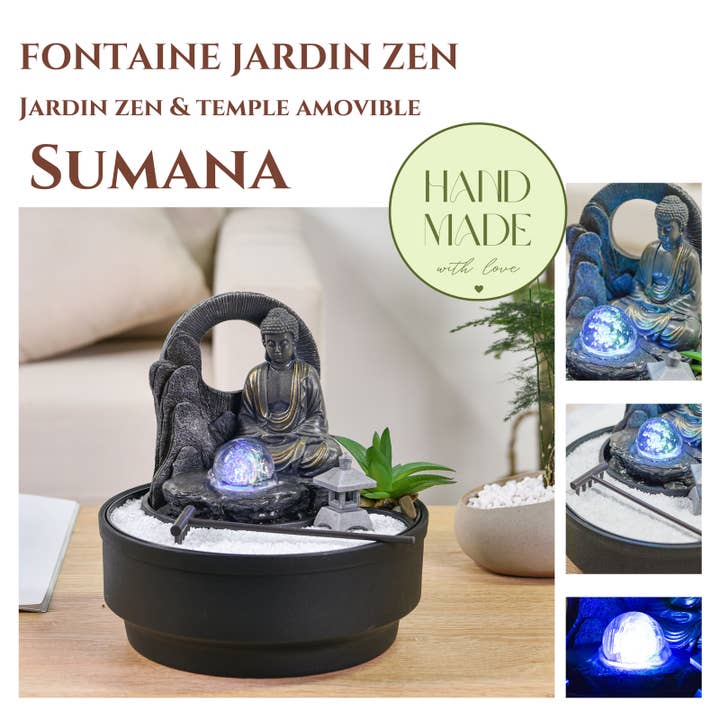 Zen'Arome - Wholesale Decorative Tabletop Object - Zen Garden Fountain — Sumana