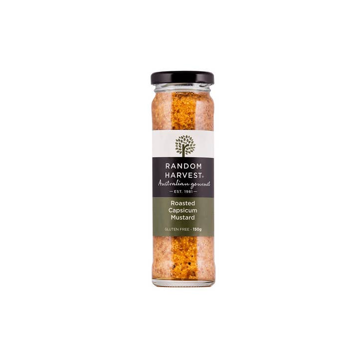 Roasted Capsicum Mustard 150g for wholesale by Random Harvest