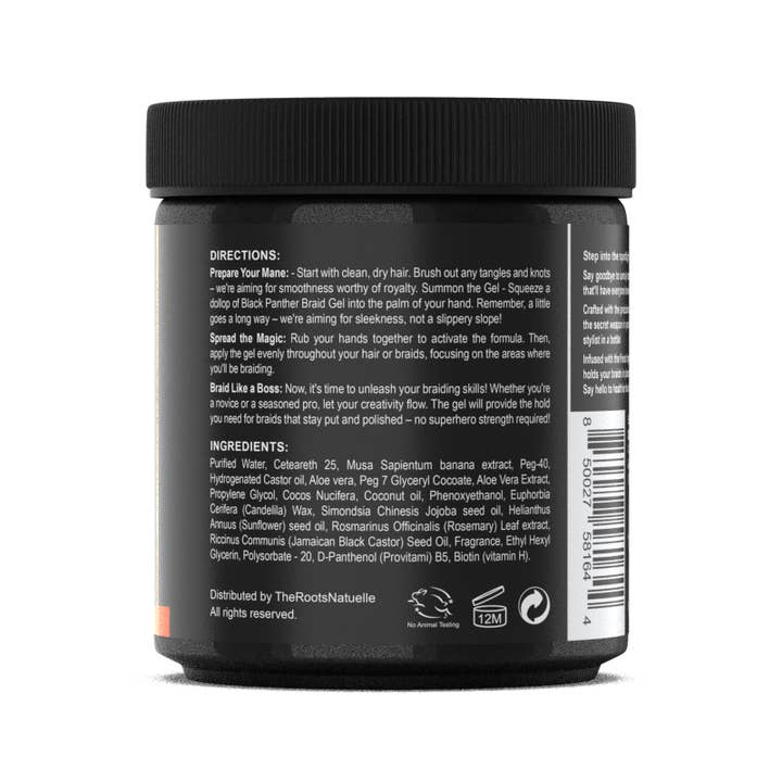 blackpantherstrong - Wholesale Hair Styling Gel/Mousse - Black Panther Professional Braid Gel 16 oz