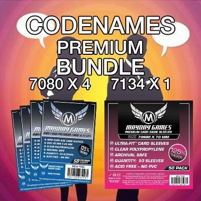 Mayday Games - Wholesale Card Game - "Codenames" Card Sleeve Kit