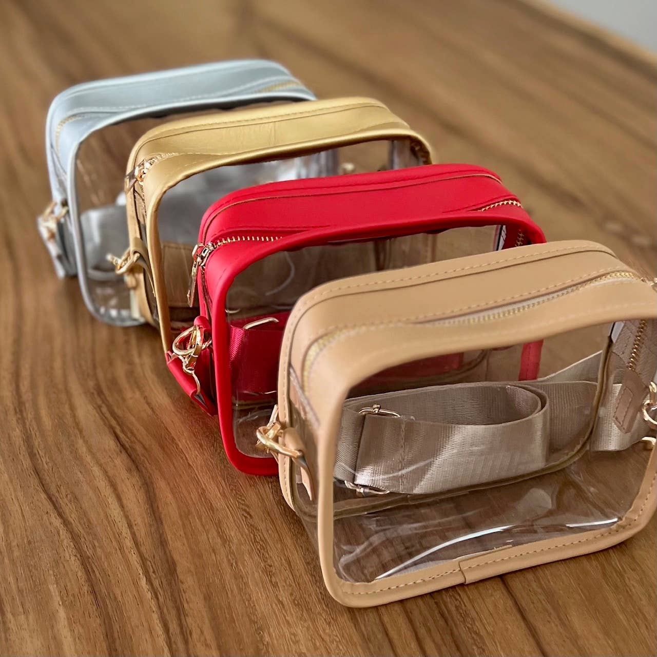 Palmy Pineapple - Wholesale Crossbody Bag - Women's - Clear Game Day Stadium Approved Shoulder Bag With Strap8