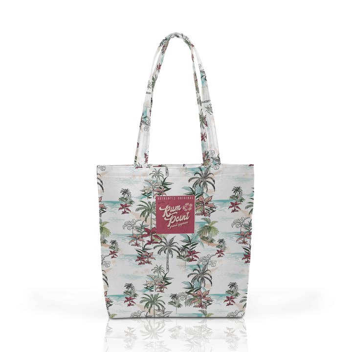 Personalisierbare Tagestasche aus veganem Leder: Retro Surf für den Großhandel von Matrix