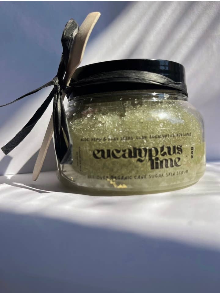 Eucalyptus Face and Body Scrub for wholesale by Bud and Butta