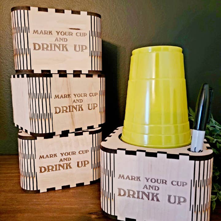 BD Lasers INC. - Wholesale Drink Huggers & Koozies - Party Solo Cup Holder: Mark Your Cup and Drink Up- Summer