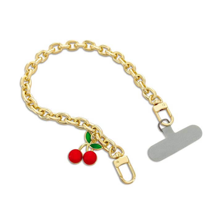 APC84 - Cherry Phone Chain for wholesale by OMG Blings