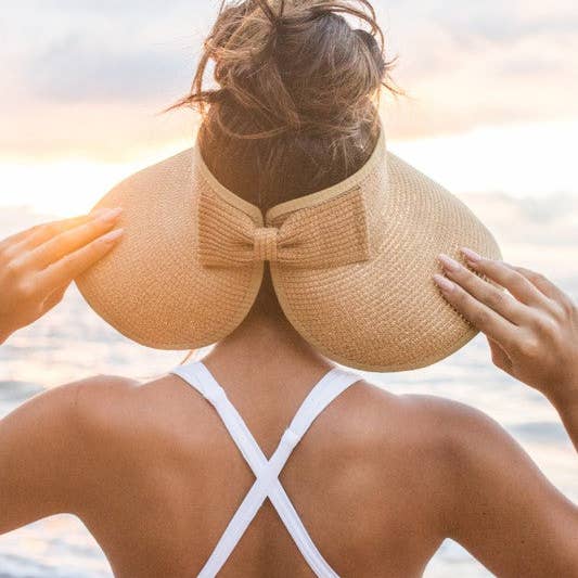 Embellish Your Life - Wholesale Visor - Women's - Packable Straw Visor