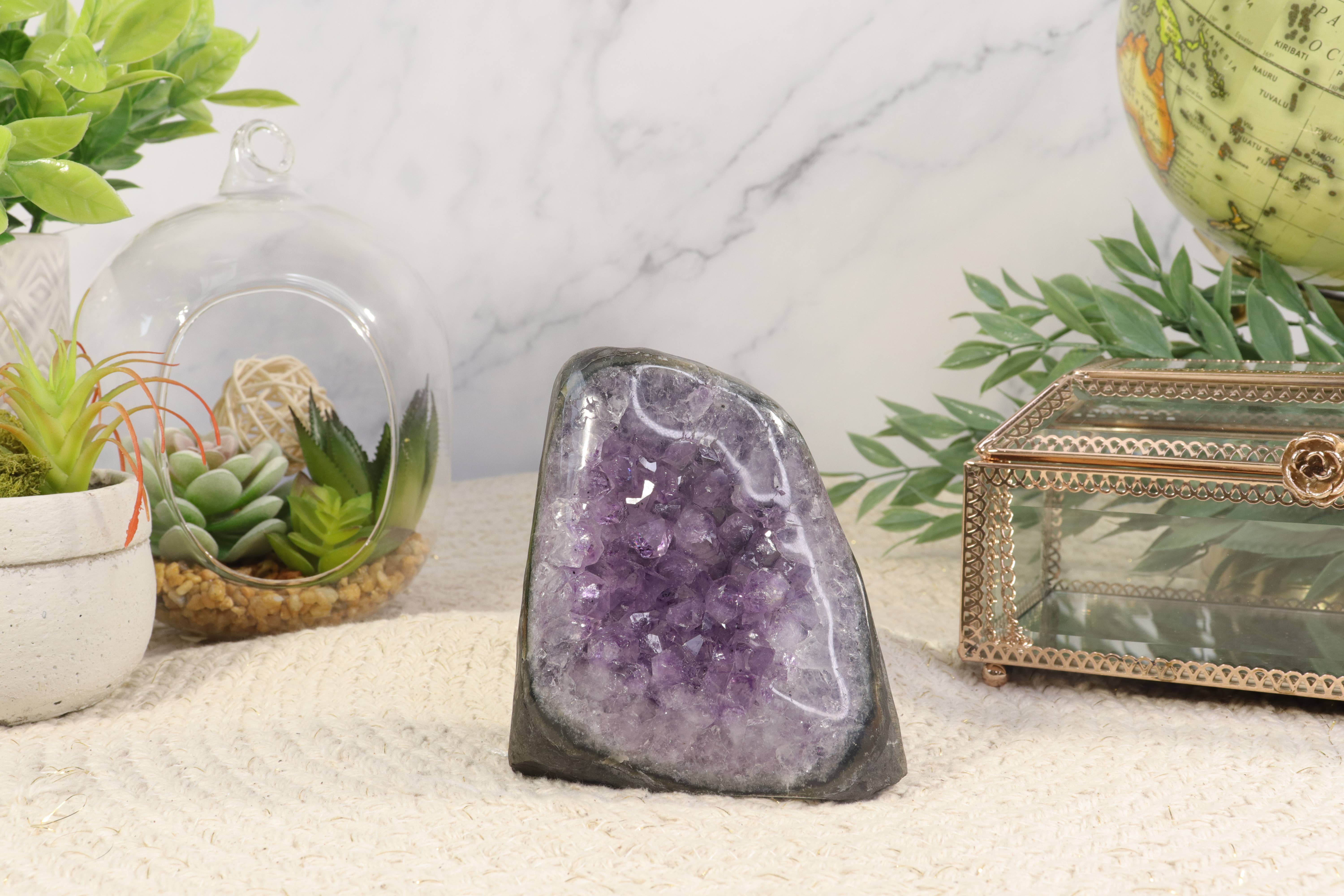 Natures Artifacts Inc - Wholesale Spiritual Stone/Crystal - Amethyst Cluster Druze Natural Decorator12