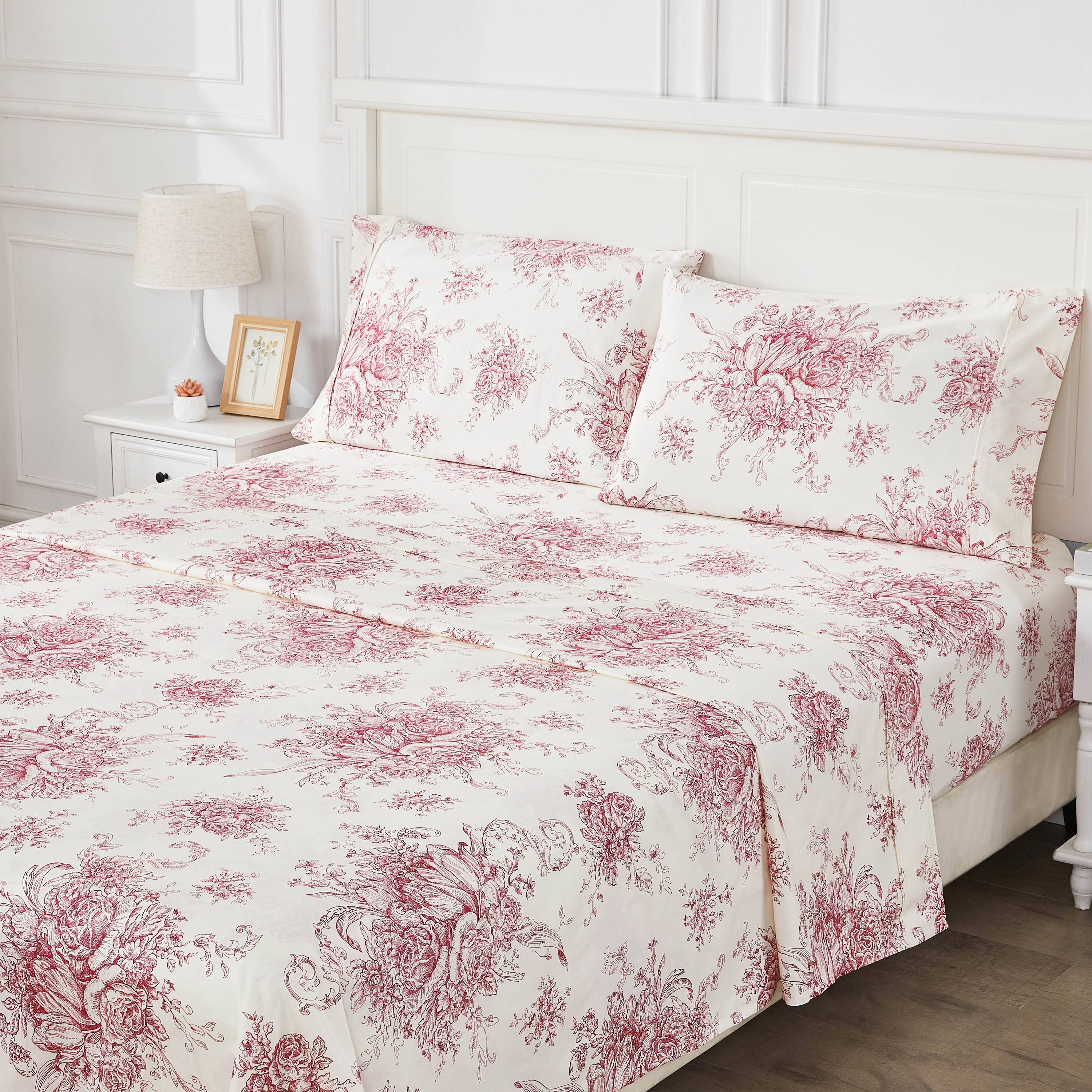 Mélange Home - Wholesale Sheet Set - Toile Printed Cotton Sheet Set15