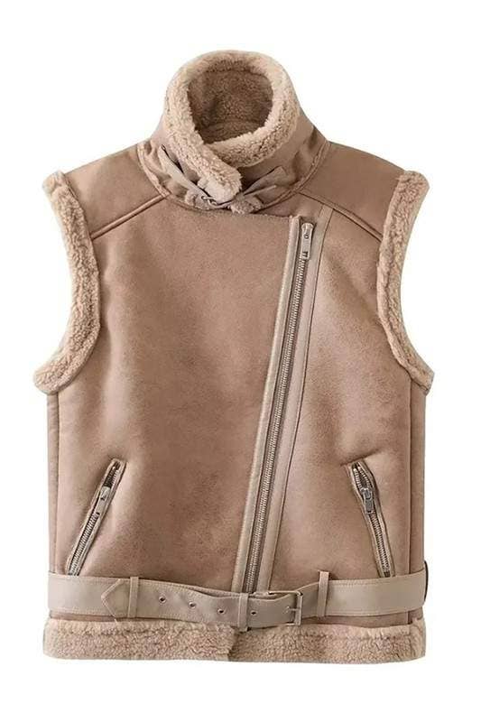 Fashion Combination - Wholesale Outerwear Vest - Women's - leather vest11