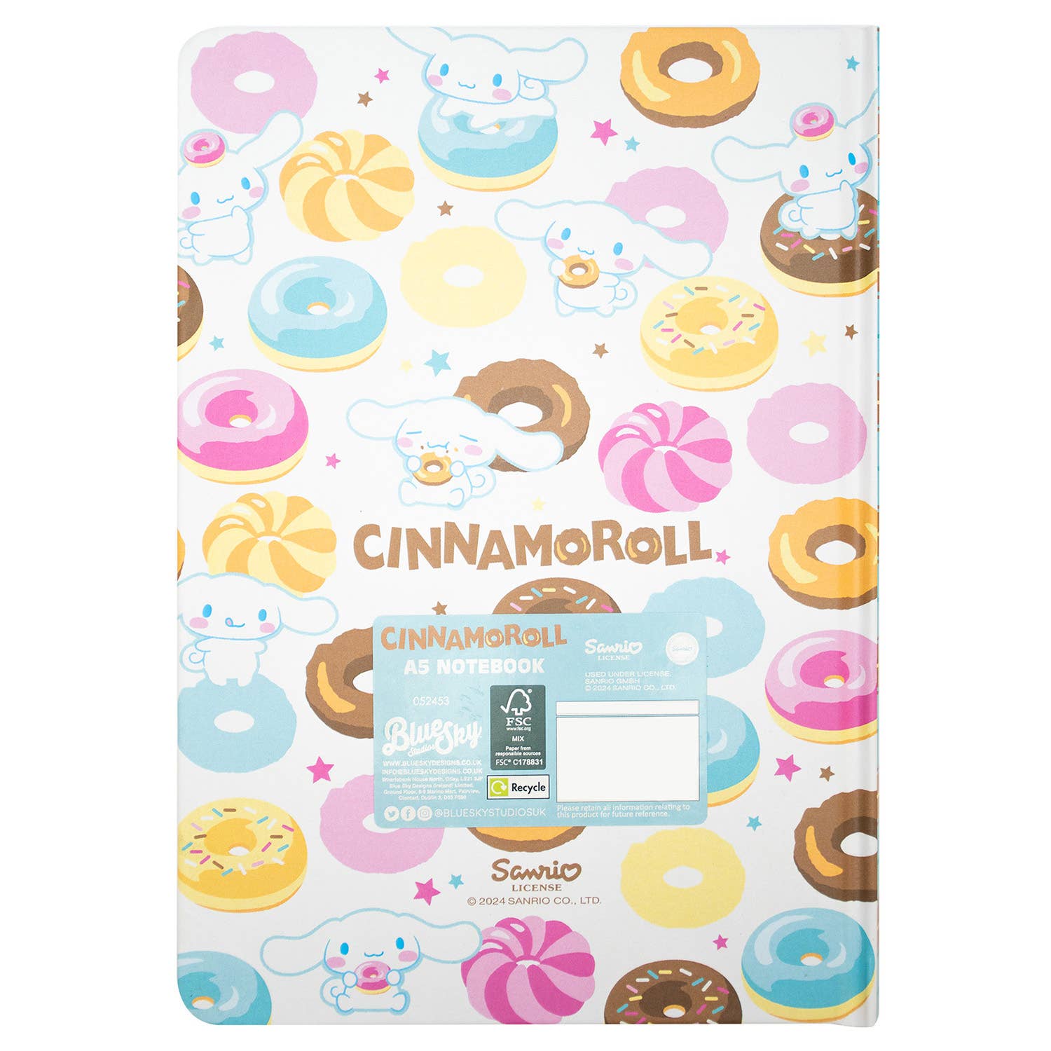 Mad Monkey GmbH - Wholesale Notebook - Sanrio Cinnamoroll - Notebook A53