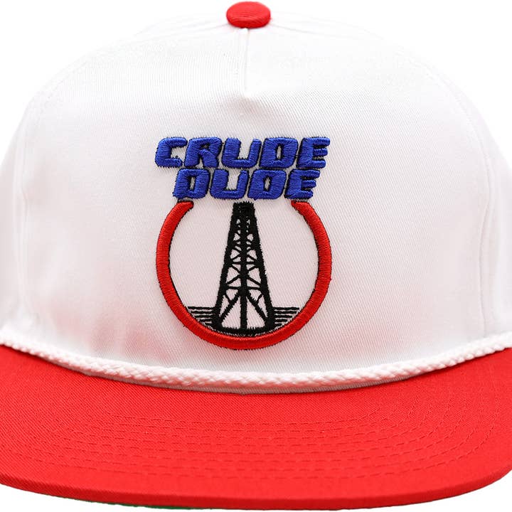 East Texas Sales & Service - Wholesale Trucker Hat - Unisex - Flat Bill Rope Hat - Oilfield - Crude Dude