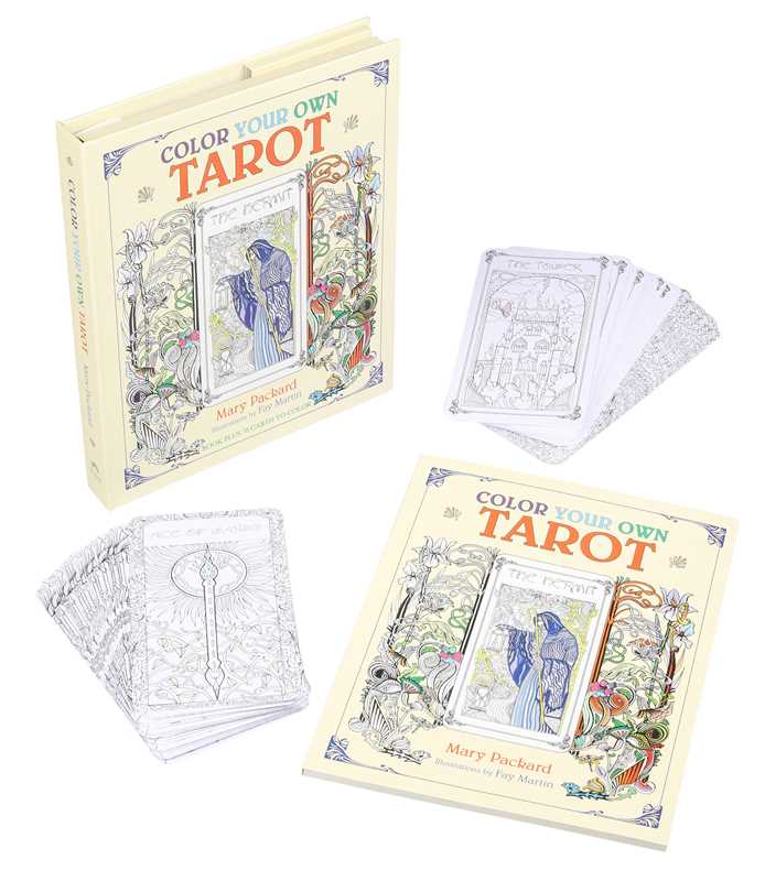 Simon & Schuster - Wholesale Tarot Cards - Color Your Own Tarot by Mary Packard2
