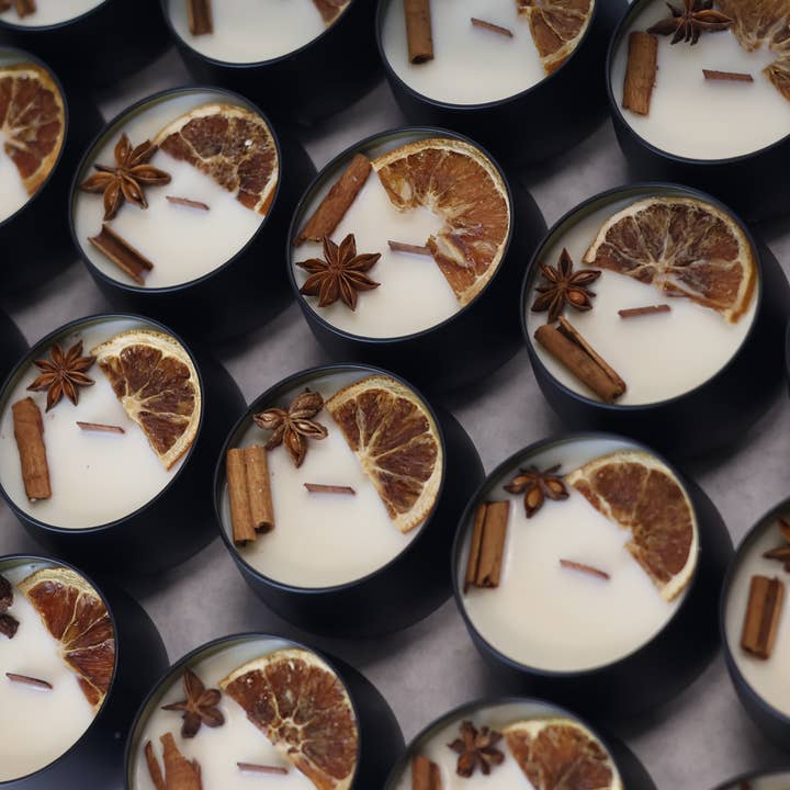 Aromatherapie-Kerze für den Herbst, 5 oz, 1,25 x 1,5 Zoll, Halloween für den Großhandel von Agaboo Candle