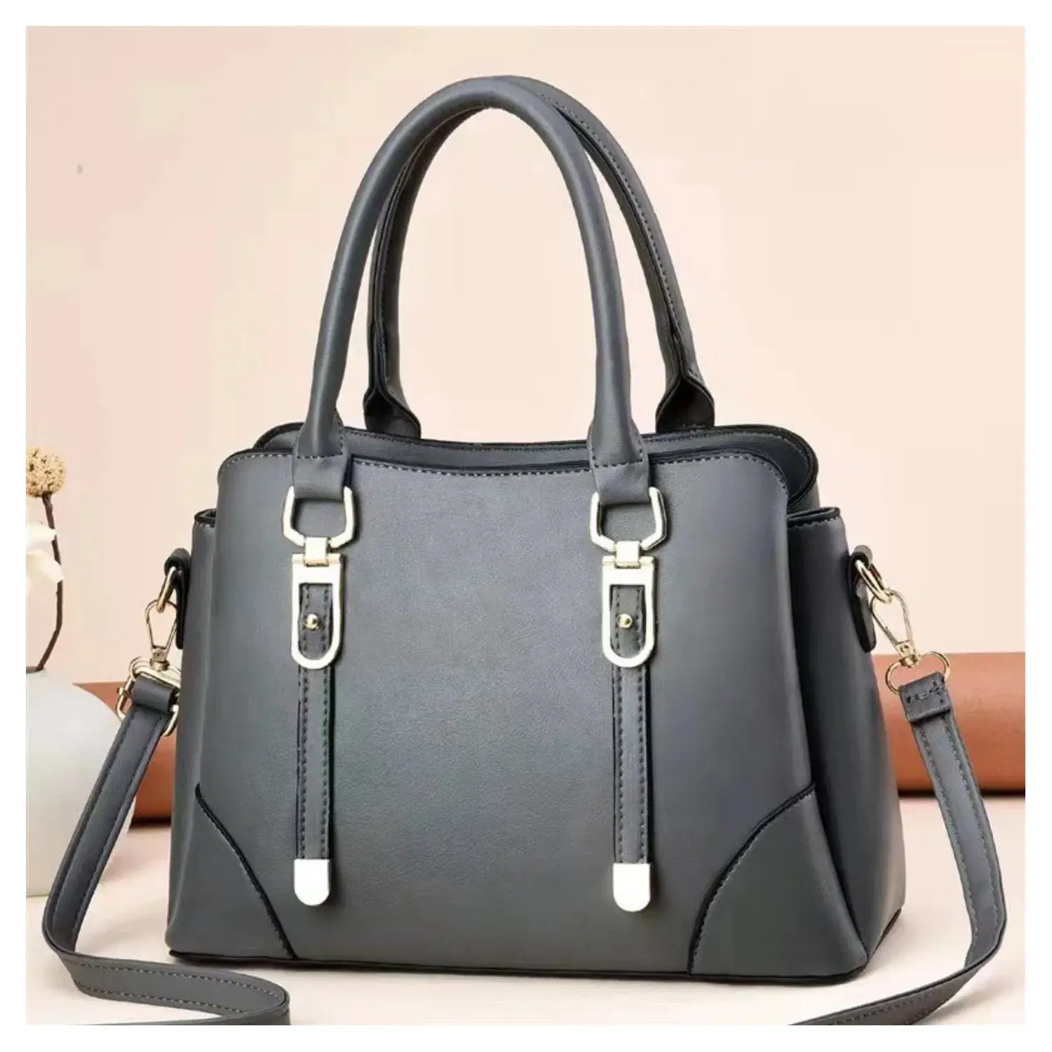 Superbia - Wholesale Top Handle Bag - Women's - 3 Compartment Classic Medium Top Handle Bag -88310