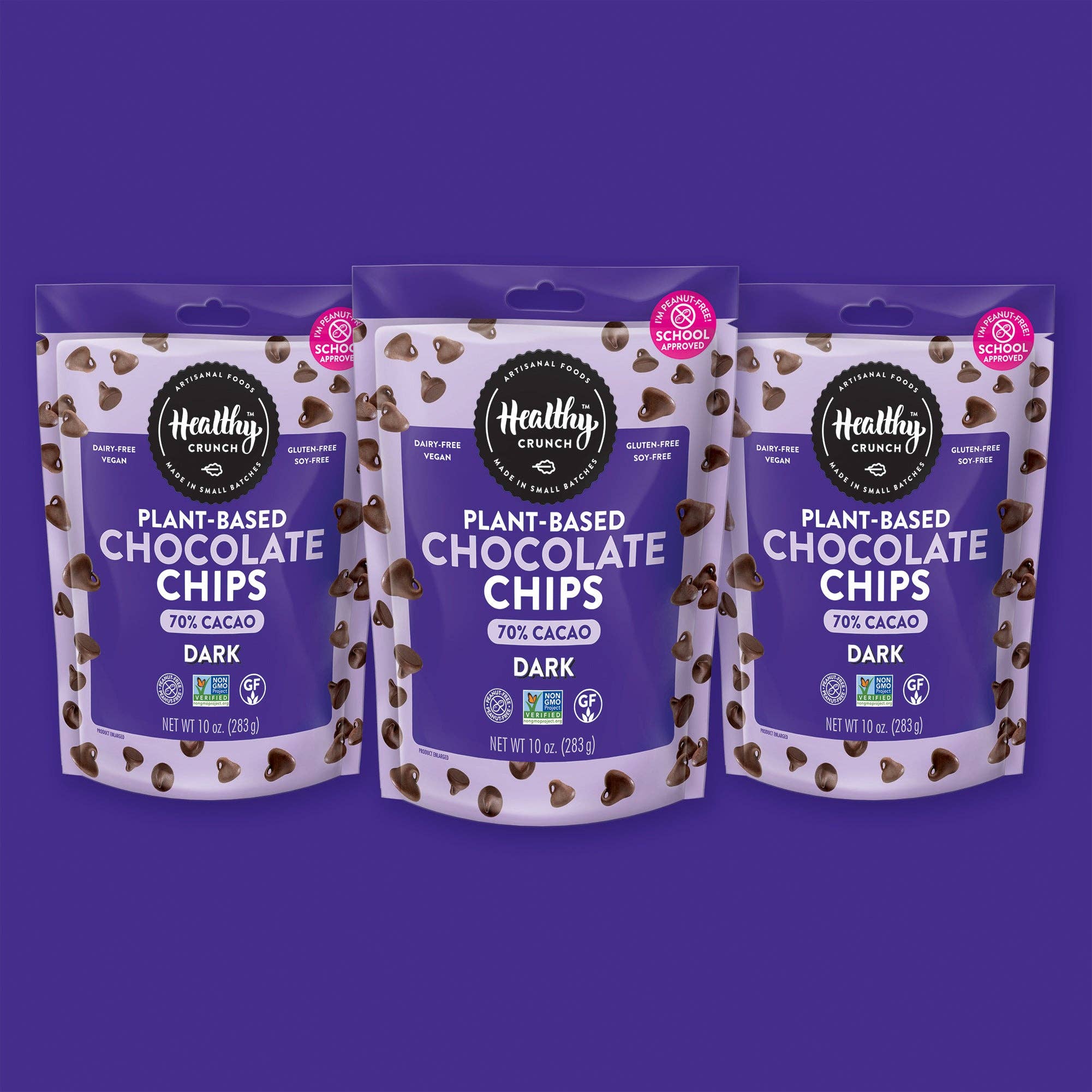 Healthy Crunch - Wholesale Chocolate - 70% Dark Chocolate Chips5