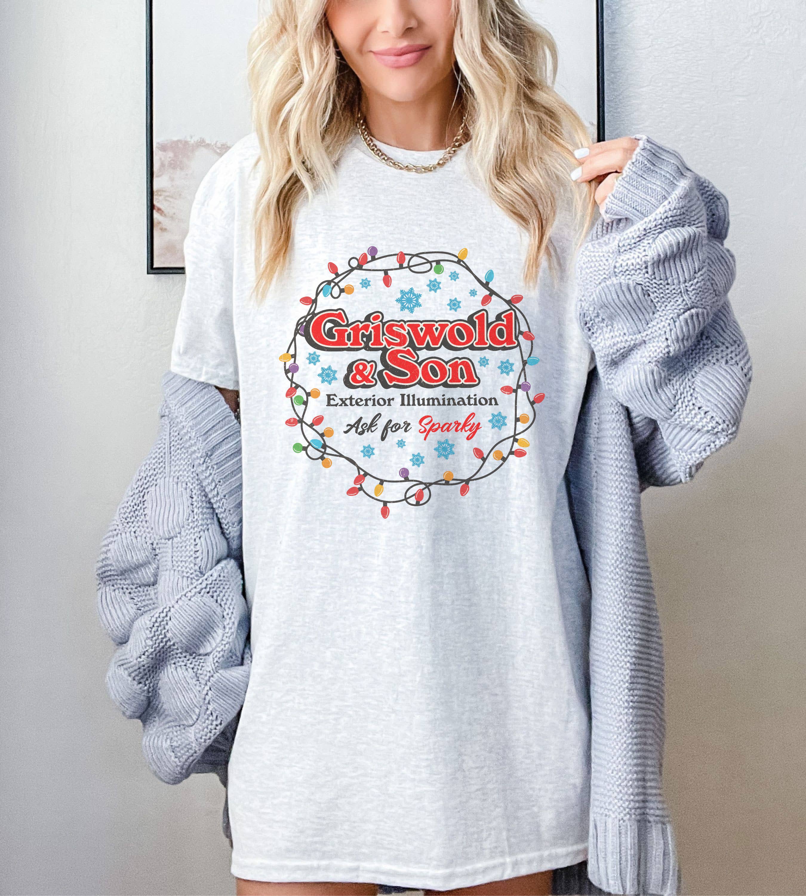 SONDO DESIGN LTD – wholesale T-shirt (graphic) – women's – Griswold And Son Shirt, Griswold Exterior Illumination Shirt1