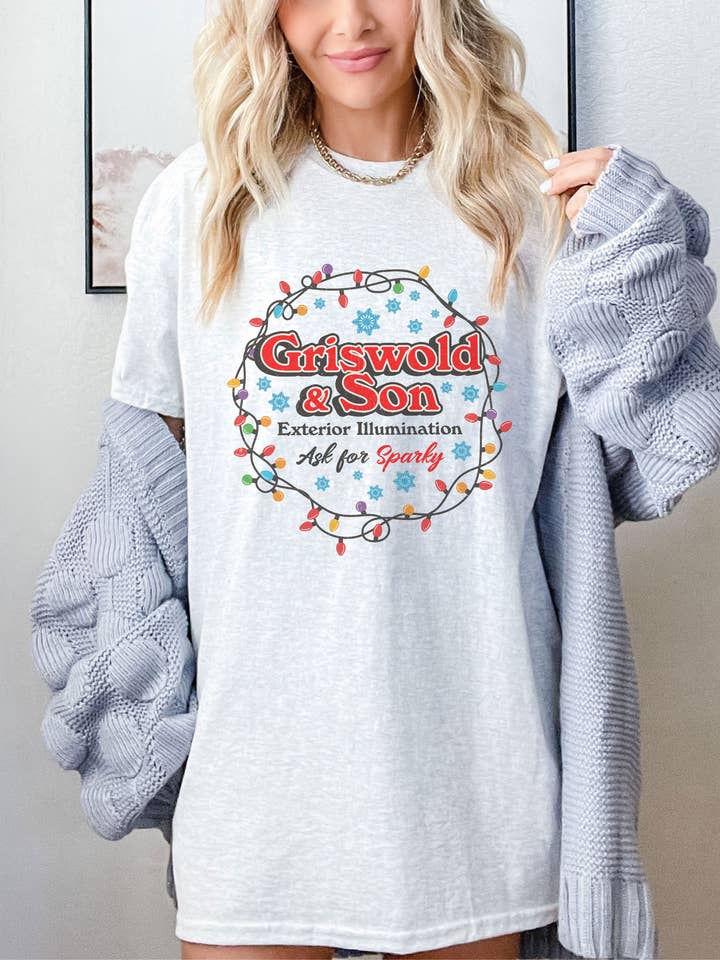 SONDO DESIGN LTD – wholesale T-shirt (graphic) – women's – Griswold And Son Shirt, Griswold Exterior Illumination Shirt1