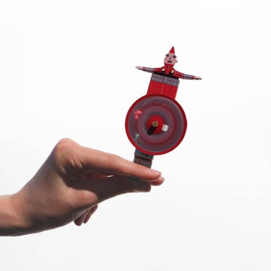 die Blechfabrik e.K. - Wholesale Wind-Up Toy - Kids - Pinwheel robot “Venus”, made in India2